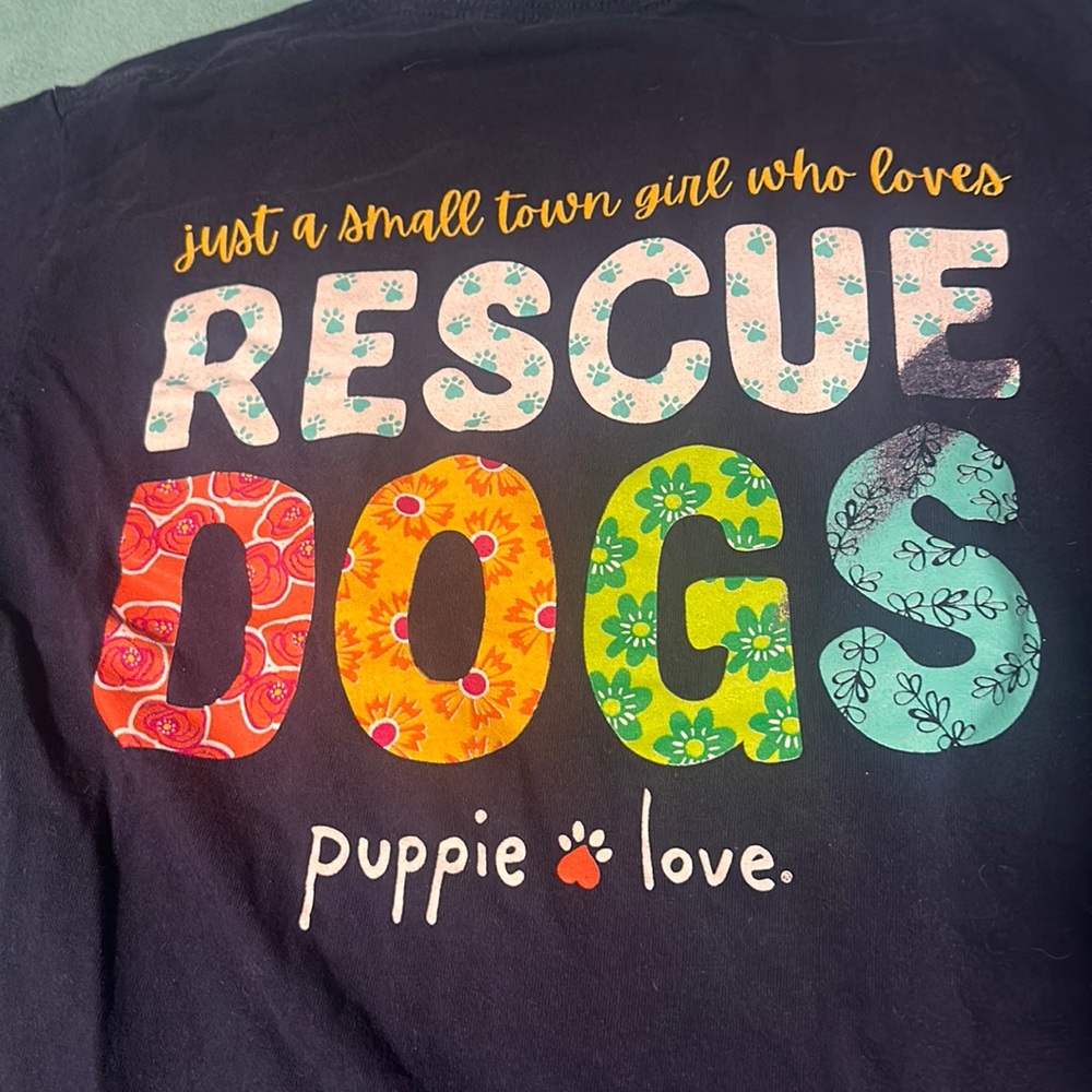 Small Rescue Dogs Puppie Love Tee